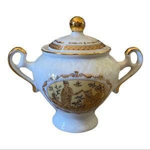 T.Limoges sugar bowl with lid